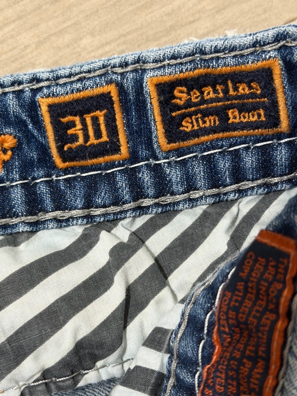 Rock Revival Searlas Slim Boot Jeans Size 30” - Picture 5 of 10